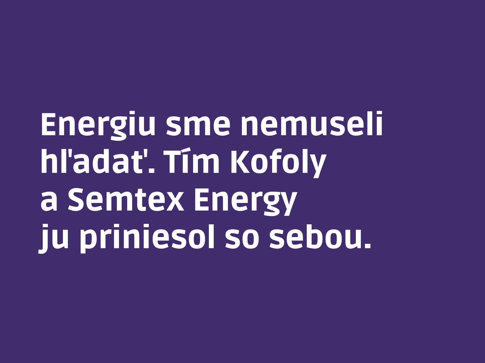 Kofola Československo – ukázka 4